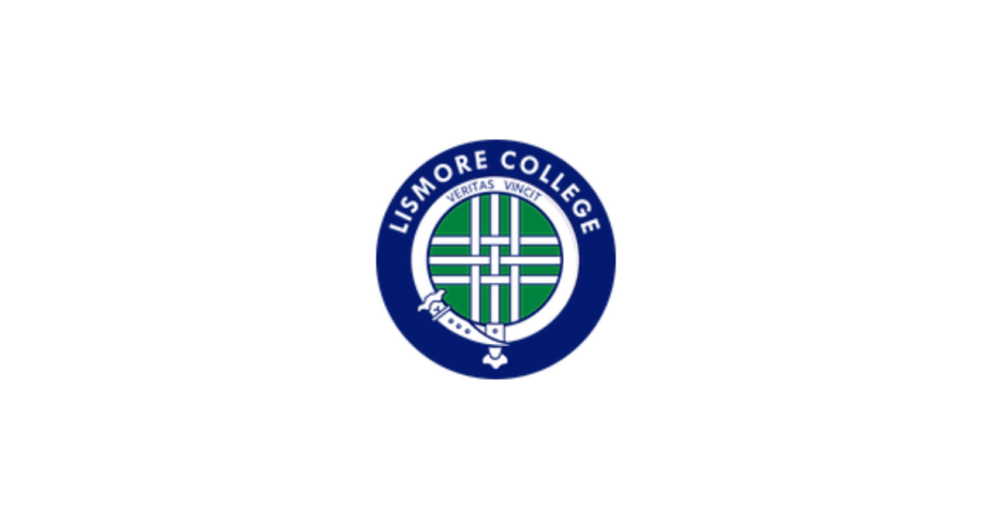 Logo of Ashmore College, featuring a circular design with green and blue elements.